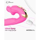INTOYOU Bimby Biting and Double Tongue Tapping Vibrator with App Pink