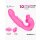 INTOYOU Bimby Biting and Double Tongue Tapping Vibrator with App Pink