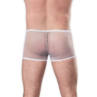 Amorable Netzshorts Weiß S-M