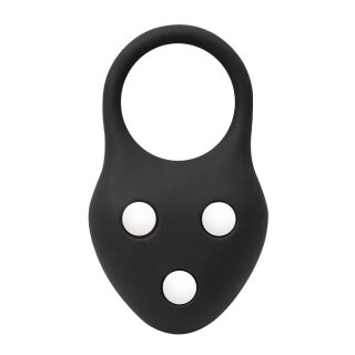 Rimba Ballstretcher mit Gewicht aus Silikon Schwarz Ø 3,2 cm 110 g