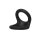 Rimba Double Silicone Penis Ring Black Ø 3–3.5 cm