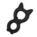 Rimba Kitty Ring in Figure-8 Shape Silicone Black...