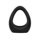 Rimba Triangular Silicone Penis Ring Black Ø 3 cm