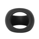 Rimba Triangular Silicone Penis Ring Black Ø 3 cm