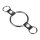 Rimba Penis Ring with Attachment Rings Silver Black Ø 5 cm