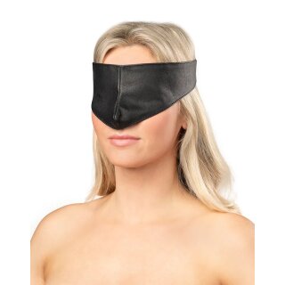 Rimba Augenmaske aus Leder Schwarz