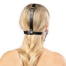 Rimba Kopfharness aus Leder Schwarz