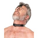 Rimba Kopfharness aus Leder mit Nasenhaken Schwarz