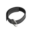Rimba Leather Cock Strap with Velcro Fastener Black