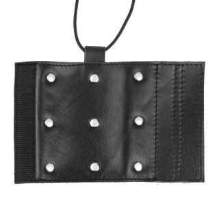 Rimba Leather Penis Sleeve with Nails Black