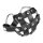 Rimba Leather Ball Cage with Spikes M-L Black