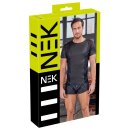 NEK Form-Fitting Short-Sleeve Shirt Black Blue 2XL