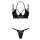 Obsessive Keira Lise 2-Piece Set with Bra and Thong Black S-M