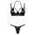 Obsessive Keira Lise 2-Piece Set with Bra and Thong Black 2XL-3XL