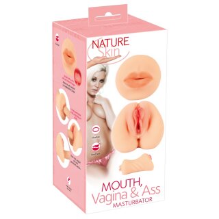 You2Toys Nature Skin Mouth, Vagina, Ass