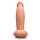 B-Vibe Slipskin Realistic Silicone Dildo 8 Inch Girthy Mocha