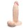 B-Vibe Slipskin Realistic Silicone Dildo 9 Inch Girthy Cream