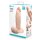 B-Vibe Slipskin Realistic Silicone Dildo 9 Inch Girthy Cream
