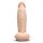 B-Vibe Slipskin Realistic Silicone Dildo 9 Inch Girthy Cream