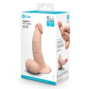 B-Vibe Slipskin Realistic Silicone Dildo 6.5 Inch Curved...