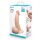 B-Vibe Slipskin Realistic Silicone Dildo 6.5 Inch Curved Cream