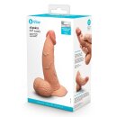 B-Vibe Slipskin Realistic Silicone Dildo 6.5 Inch Curved...