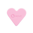 B-Vibe Silicone Anal Plug Heart Base Pink