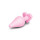 B-Vibe Silicone Anal Plug Heart Base Pink