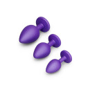 B-Vibe Jeweled Butties Bundle Analplug Set