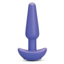 B-Vibe Shake Slimline vibrierender Silikon Analplug Blau