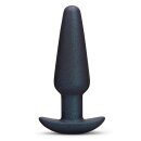 B-Vibe Hefty Weighted Silicone Anal Plug Black