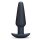 B-Vibe Hefty gewichteter Silikon Analplug Schwarz