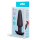 B-Vibe Hefty gewichteter Silikon Analplug Schwarz