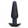 B-Vibe Hefty gewichteter Silikon Analplug Schwarz