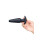 B-Vibe Hefty gewichteter Silikon Analplug Schwarz