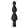 Forto F-52 Cone Beads Black