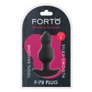 Forto F-78 Pointee Plug Small Schwarz