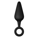 Forto F-10 Silicone Plug W/ Pull Ring Large Schwarz