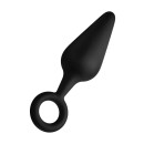 Forto F-10 Silicone Plug W/ Pull Ring Large Black