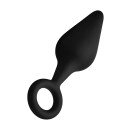 Forto F-10 Silicone Plug W/ Pull Ring Small Black