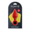 Forto F-10 Silicone Plug W/ Pull Ring Medium Rot