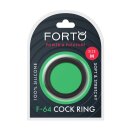 Forto F-64 Ring Wide Medium Schwarz Ø 4,4 cm
