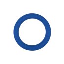 Forto F-64 Ring Wide Medium Blau Ø 4,4 cm