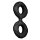 Forto F-81 Double Ring Black Ø 1.8 cm