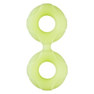 Forto F-81 Double Ring Yellow Glow in the Dark Ø 1.8 cm