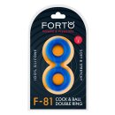 Forto F-81 Double Ring Blue Ø 1.8 cm