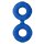Forto F-81 Double Ring Blue Ø 1.8 cm