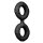 Forto F-81 Double Ring Black Ø 2.1 cm
