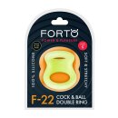 Forto F-22 D Ring Small Weiß Glow in the Dark