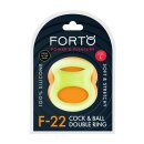 Forto F-22 D Ring Large Weiß Glow in the Dark